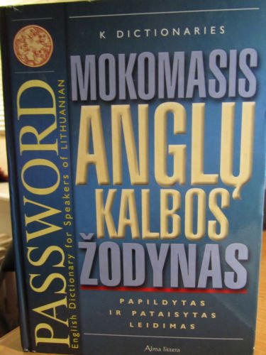 Stock image for Mokomasis Anglu Kalbos Zodynas- English Dictionary for Speakers of Lithuanian for sale by medimops