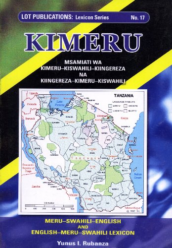 Stock image for Kimeru: Msamiati wa Kimeru-Kiswahili-Kiingereza na for sale by N. Fagin Books