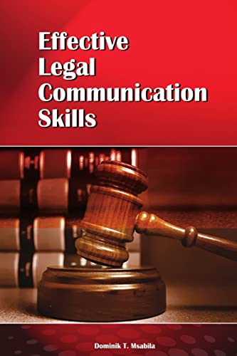 Beispielbild fr Effective Legal Communication Skills zum Verkauf von ThriftBooks-Atlanta