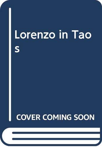 Stock image for Lorenzo in Taos for sale by Booksavers of Virginia