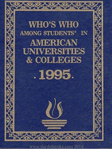 Who's Who Among Students in American Universities & Colleges, 1990