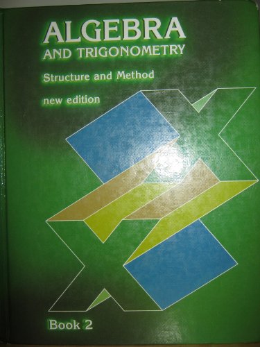 9789990811230: Algebra and Trigonometry Structure and Method Book 2