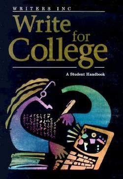 9789990823776: Write for College: A Students Handbook