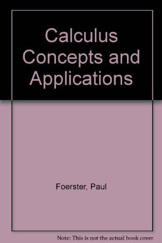 9789990825039: Calculus Concepts and Applications