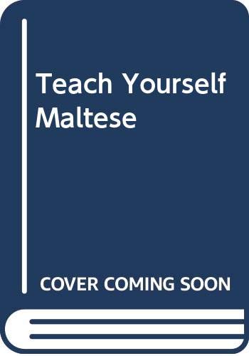 9789990930375: Teach Yourself Maltese