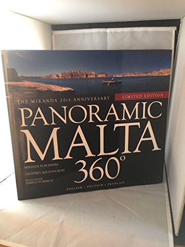 9789990985382: Panoramic Malta 360 Degrees - The Miranda 20th Anniversary Limited Edition