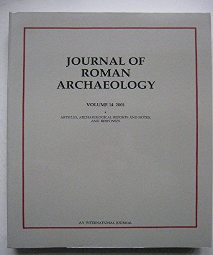 Stock image for Journal of Roman Archeology 2001 Journal of Roman Archaeology, Vol 14 [2 volumes/fascicules, complete.] for sale by DogStar Books