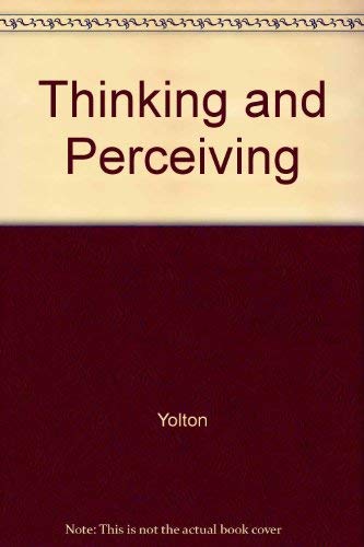 Beispielbild fr Thinking and Perceiving zum Verkauf von Daedalus Books