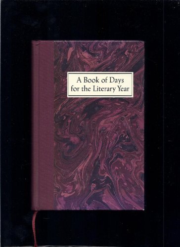 9789991489919: A Book of Days for the Literary Year