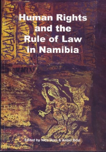 Stock image for Human Rights and the Rule of Law in Namibia for sale by medimops
