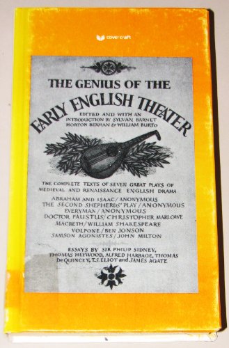 The Genius of Early English Theater (9789991637587) by Barnet, Sylvan; Berman, Morton; Burto, William