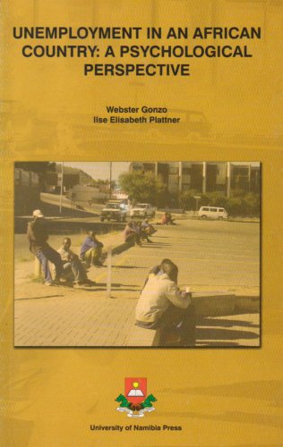 Imagen de stock para Unemployment in an African Country: A Psychological Perspective