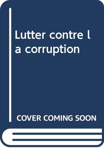 Beispielbild fr Lutter contre la corruption zum Verkauf von medimops