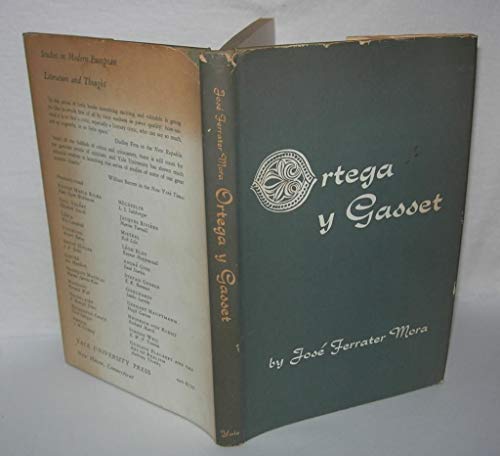 Stock image for Ortega Y Gasset, an Outline of His Philosophy for sale by Solr Books