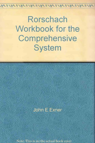 9789992268582: Rorschach Workbook for the Comprehensive System