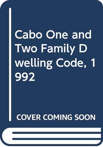 Stock image for Cabo One and Two Family Dwelling Code, 1992 for sale by Hawking Books