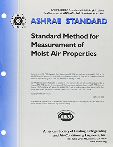 9789993438168: Standard Method for Measurement of Moist Air Properties