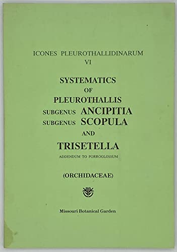 Beispielbild fr Icones Pleurothallidinarum VI Luer, Carlyle A. zum Verkauf von biblioMundo