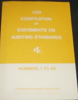 Stock image for Codification of Statements on Auditing Standards, Numbers 1 to 49 for sale by Irish Booksellers