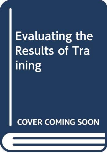 9789994657391: Evaluating the Results of Training