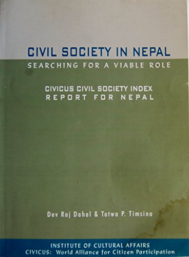 Stock image for Civil Society in Nepal for sale by Books Puddle