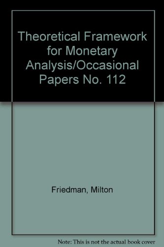 9789995211462: Theoretical Framework for Monetary Analysis/Occasional Papers No. 112