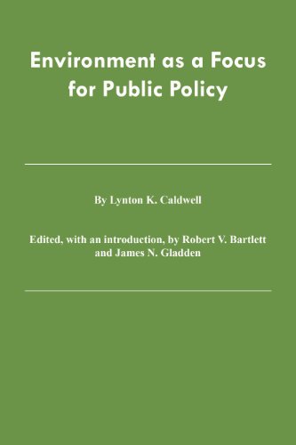 Beispielbild fr Environment As a Focus for Public Policy zum Verkauf von AwesomeBooks