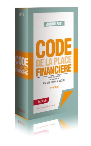 Beispielbild fr Code de la place financiere zum Verkauf von medimops