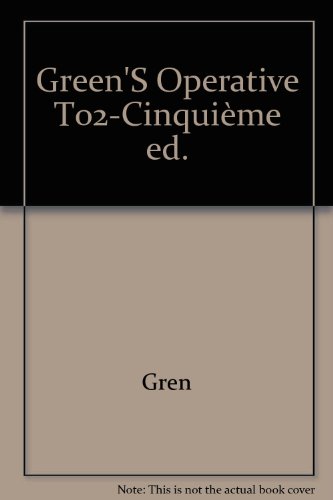 9789996002465: Green'S Operative T02-Cinquime ed.