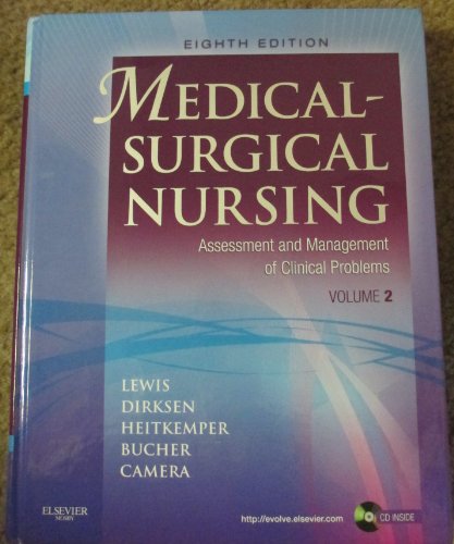 Beispielbild fr Medical-Surgical Nursing: Assessment and Management of Clinical Probolems (Volume Two ONLY) zum Verkauf von BookHolders