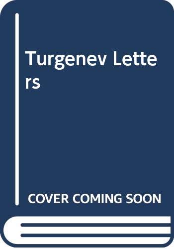 9789996315060: Turgenev Letters