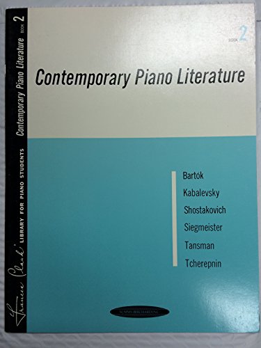 Stock image for Contemporary Piano Literature: Book 2 (Library for Piano Students # 108) for sale by JR Books