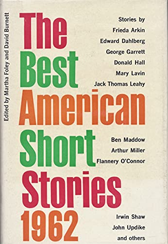 Beispielbild fr Best American Short Stories: 1962 zum Verkauf von Better World Books