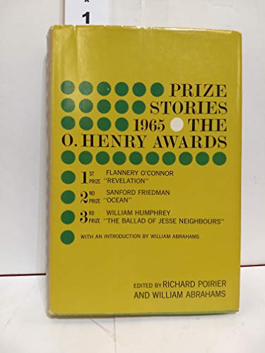 Beispielbild fr Prize Stories: O'Henry Award 1965 zum Verkauf von Better World Books