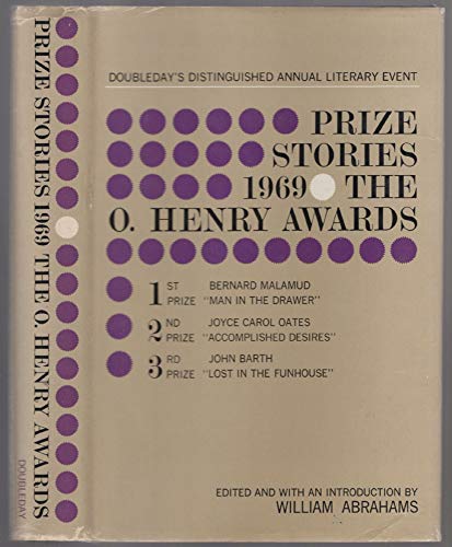Stock image for Prize Stories: O'Henry Award 1969 for sale by Better World Books