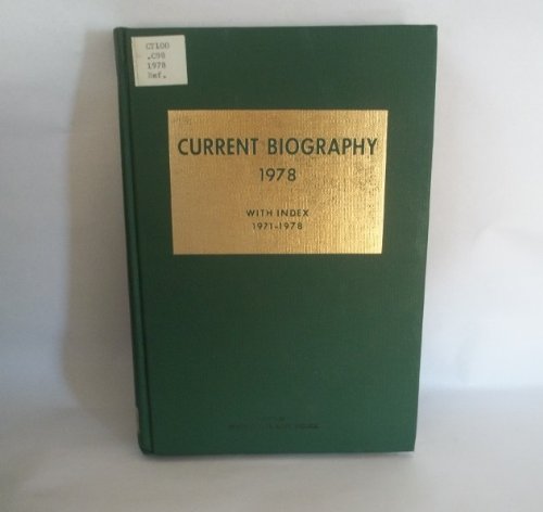 9789997377029: Current Biography Yearbook: 1978