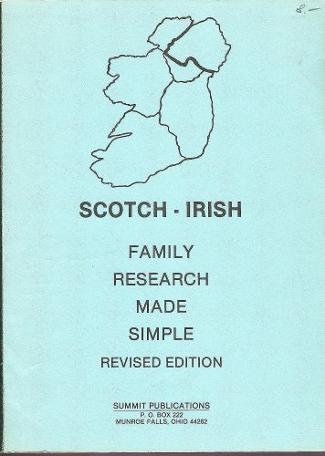 9789997389169: Scotch Irish Family Research Made Simple