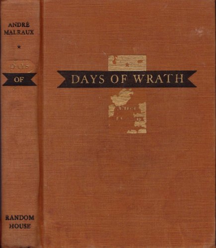 Beispielbild fr Days of Wrath zum Verkauf von Better World Books