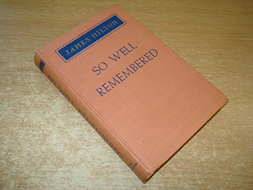 Stock image for So Well Remembered for sale by Wonder Book