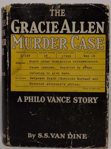 Stock image for The Gracie Allen Murder Case: A Philo Vance Story for sale by ThriftBooks-Dallas