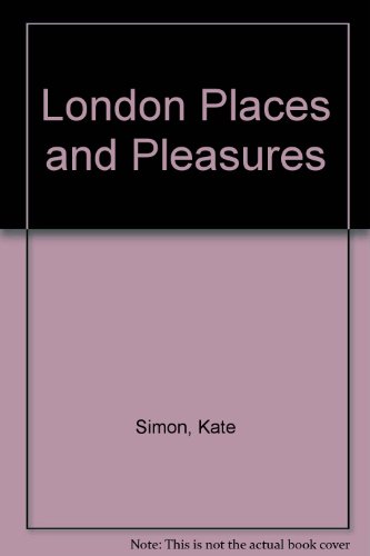 9789997544957: London Places and Pleasures