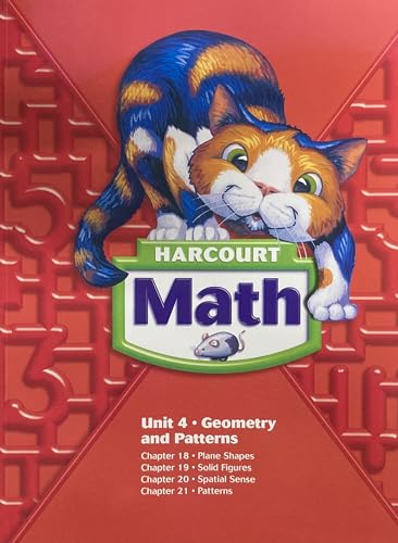 Stock image for Harcourt Math: Unit 4, Grade 2, Geometry and Patterns for sale by POQUETTE'S BOOKS