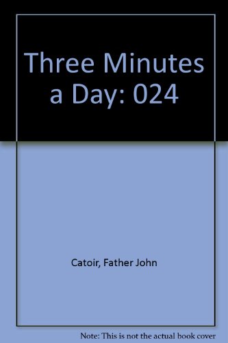 Beispielbild fr Three Minutes a Day zum Verkauf von JR Books