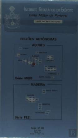 9789999000116: Carta Militar de Portugal - Aores (esc.1:25 000) n 12 - LAGES DO PICO