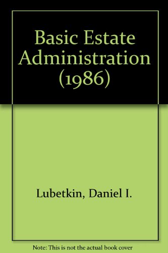 9789999016483: Basic Estate Administration (1986)