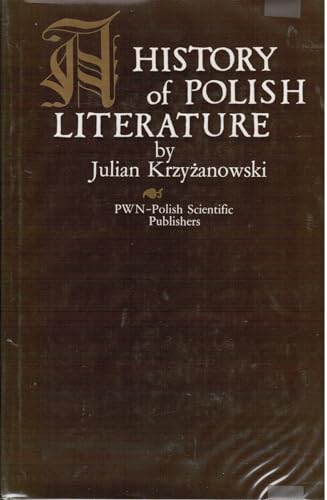 Beispielbild fr History of Polish Literature zum Verkauf von David's Books