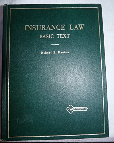 9789999691468: Basic Text on Insurance Law