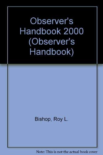 Imagen de archivo de Observer's Handbook 2000 a la venta por Alien Bindings