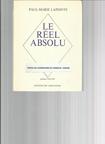 9789999984317: Le reel absolu