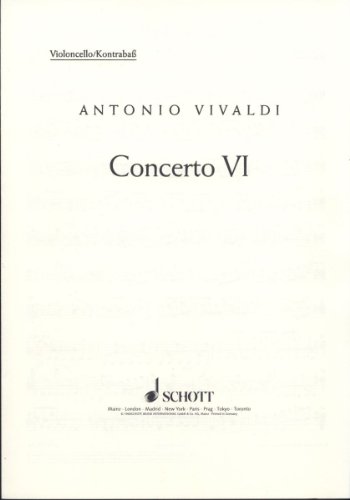 Imagen de archivo de Concerto No. 6 op. 10/6 RV 437/PV 105 a la venta por Livre et Partition en Stock